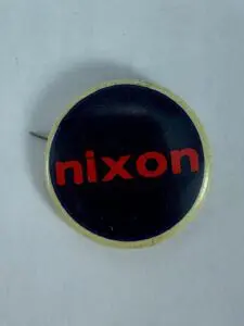 Nixon 1960's Vintage Campaign Political Pin
