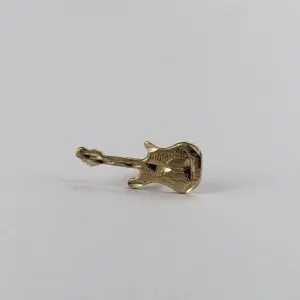 14k Yellow Gold Small Guitar Music Musicians Guitarist Pin 3/4''