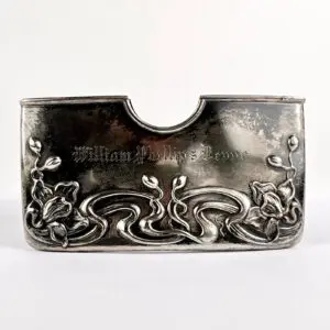 Sterling Silver 925 Engraved Business Card Holder