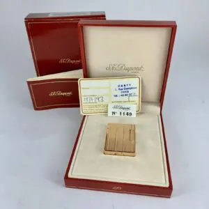 S.T. Dupont No 1149 Lighter Box and Papers