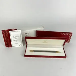 Must de Cartier Clippless Pen Ballpoint NOS NEW