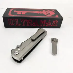 Chaves Ultramar 229 M390 3.75'' Blade Textured Black Knife