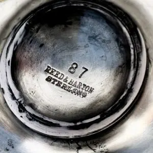 Reed & Barton Sterling silver mark.