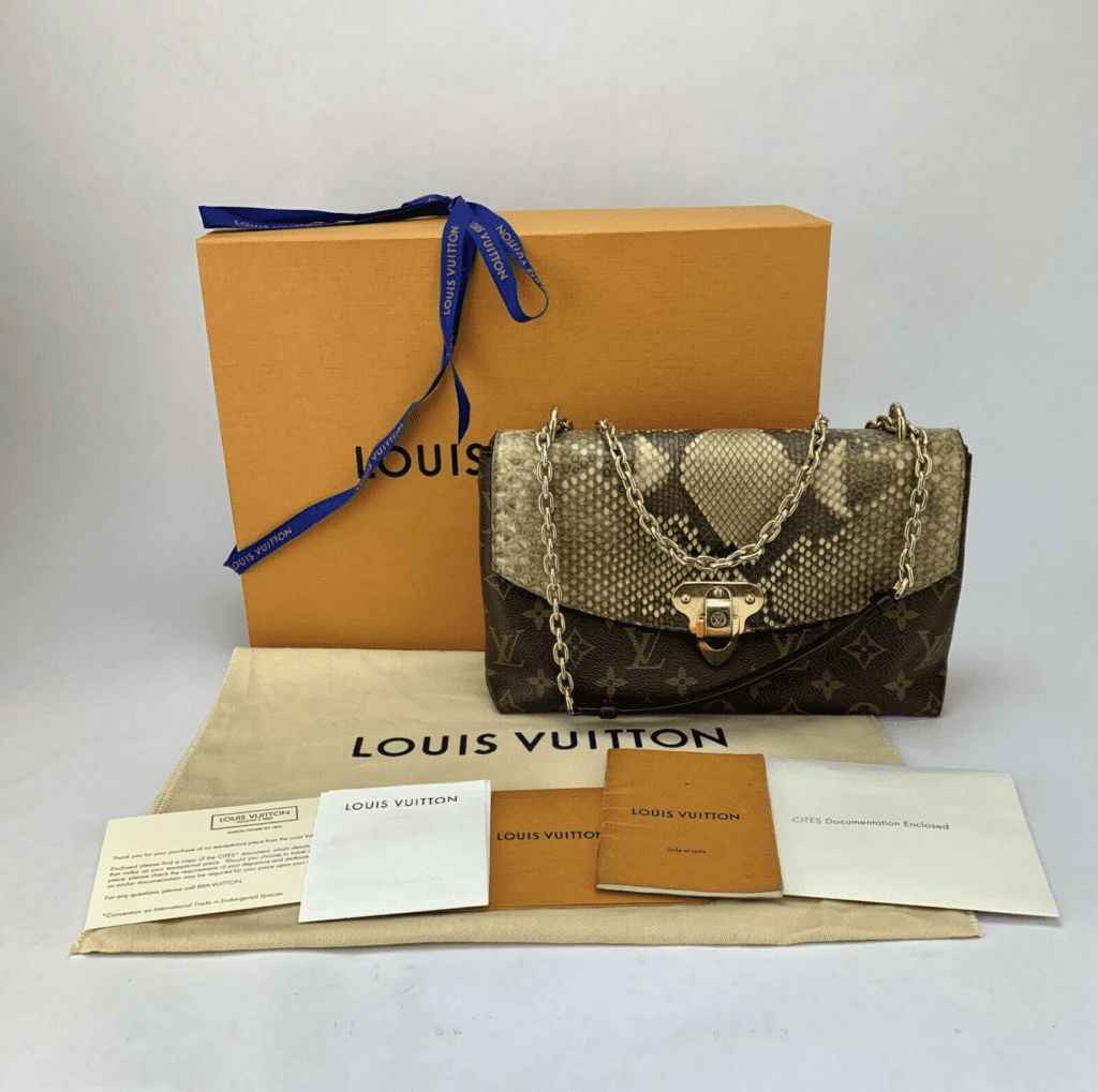 Louis Vuitton Handbag with dust bag and authentication papers