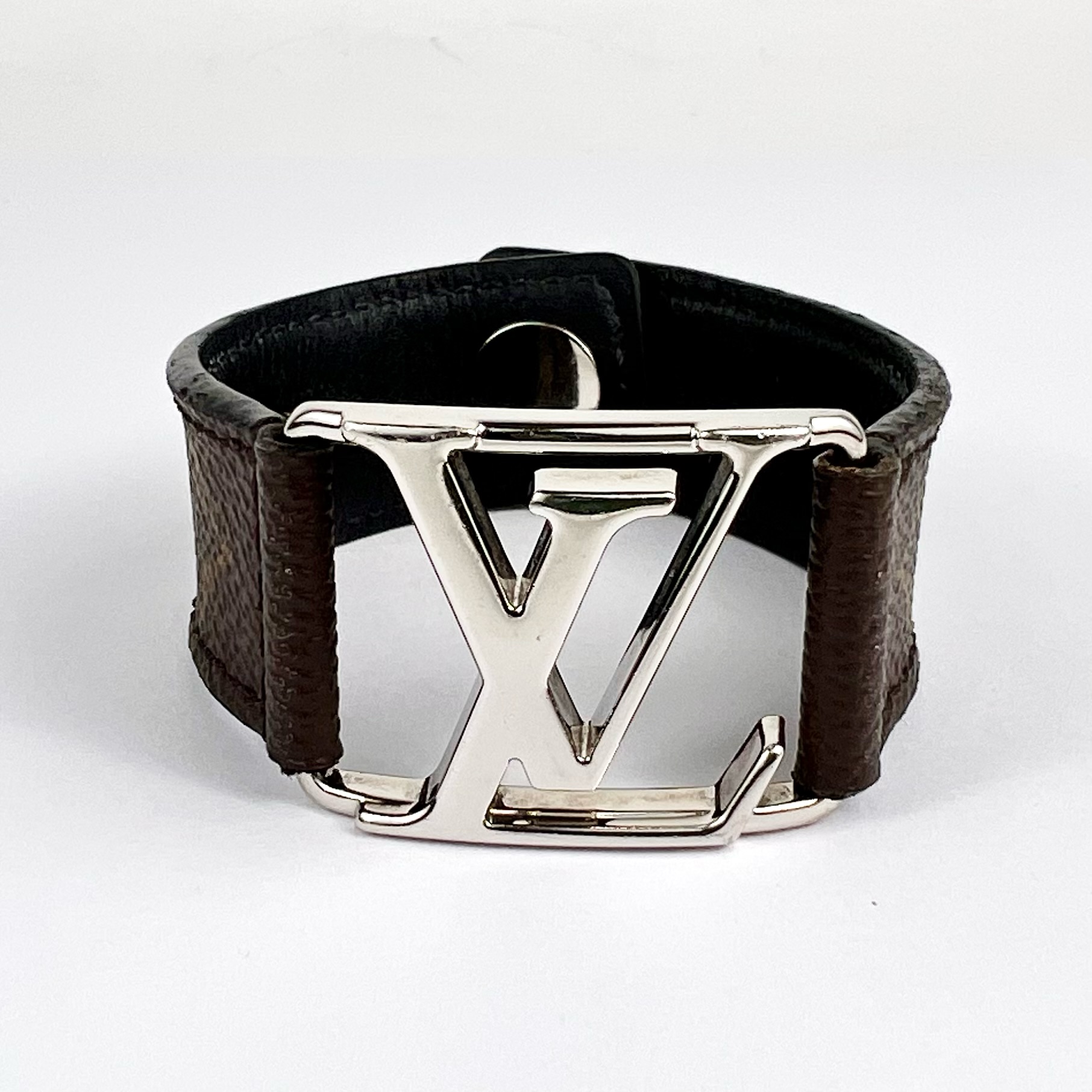 Louis Vuitton Monogram Canvas Monogram Canvas Hockenheim Bracelet Size 19 -  Yoogi's Closet