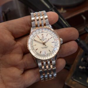 Breitling Navitimer Automatic 41mm U17329 Two Tone Rose Gold Watch