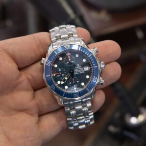 2006 Omega Seamaster 300m 2599.80 Chronograph Blue Automatic 41.5mm Watch