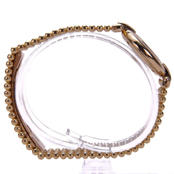 Cartier Ref 1980 Colisee 750 18k Gold Beadded Bracelet 24mm Watch w Box/Booklets - Image 9