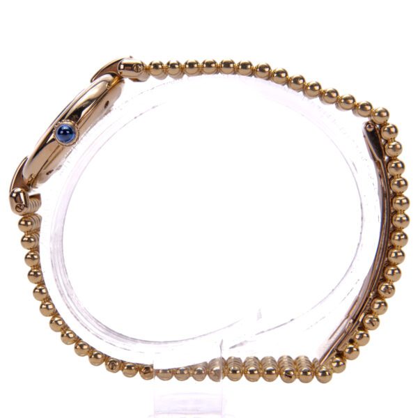 Cartier Ref 1980 Colisee 750 18k Gold Beadded Bracelet 24mm Watch w Box/Booklets - Image 10
