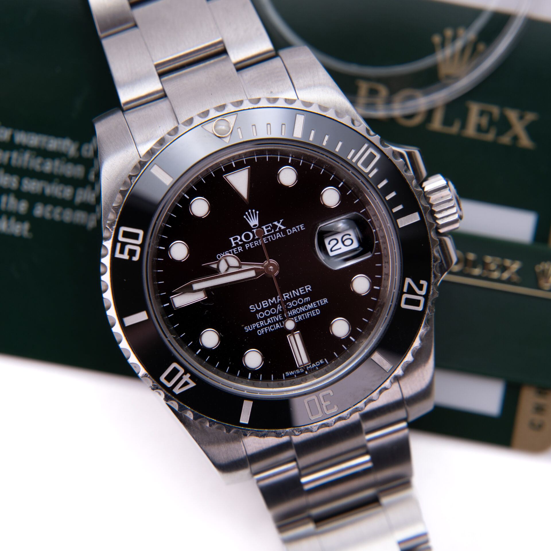 Rolex Submariner Stainless Steel 116610LN 40mm Watch w/ Card and Tag!