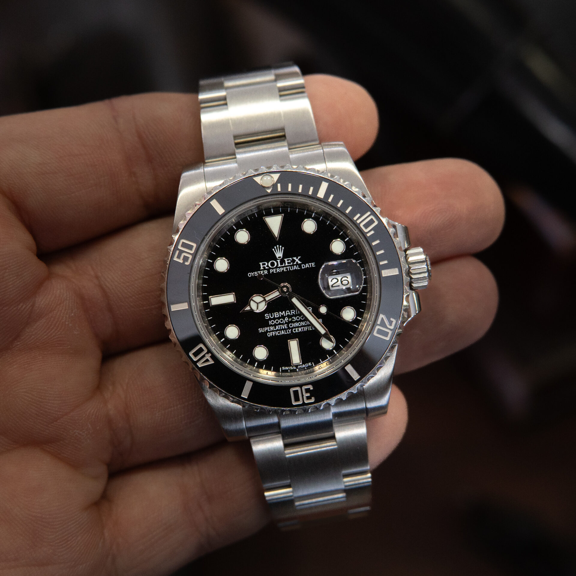 Rolex Submariner Stainless Steel 116610LN 40mm Watch w/ Card and Tag! - Image 3