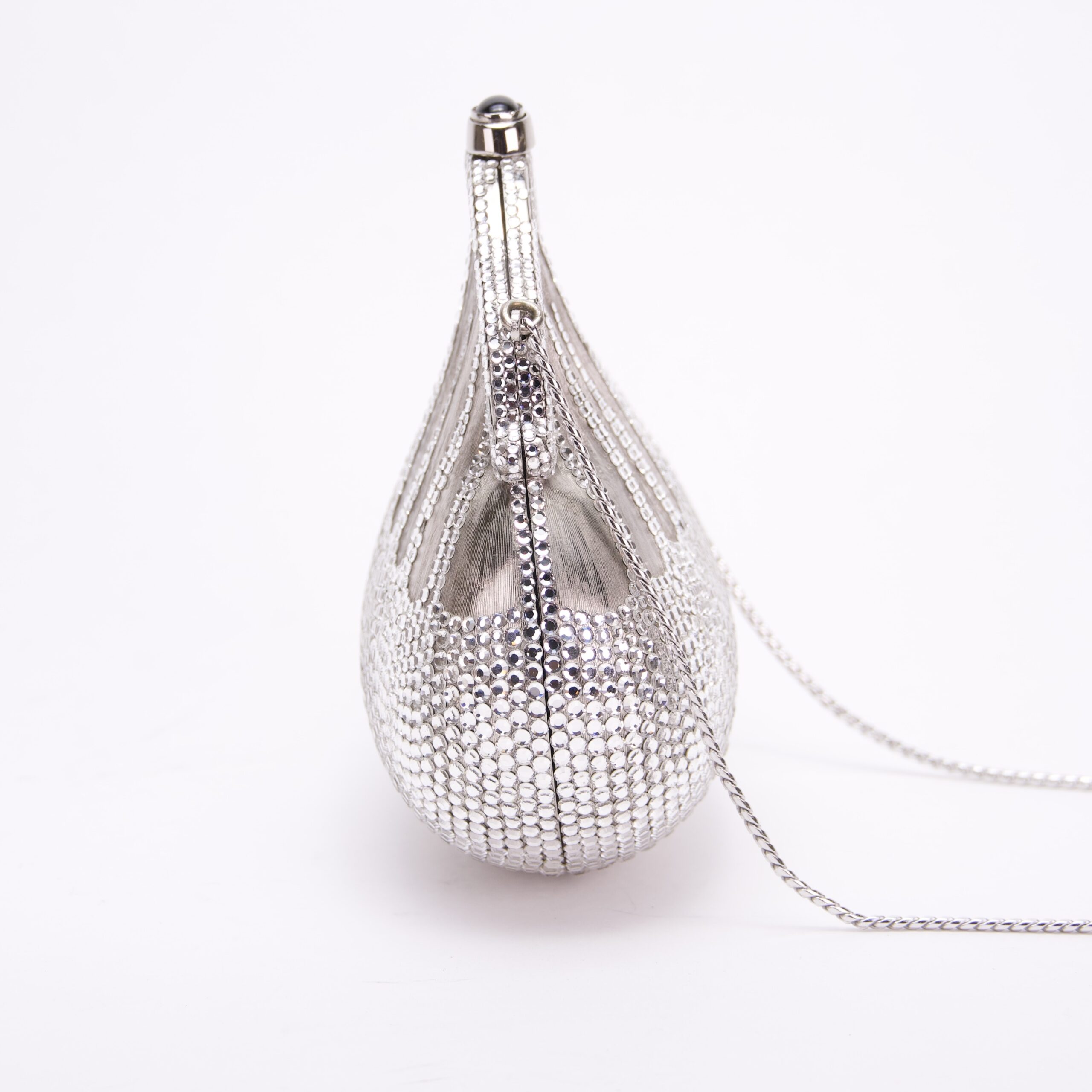 Judith Leiber Vintage Chatelaine In Silver Clutch Shoulder Bag - Image 4