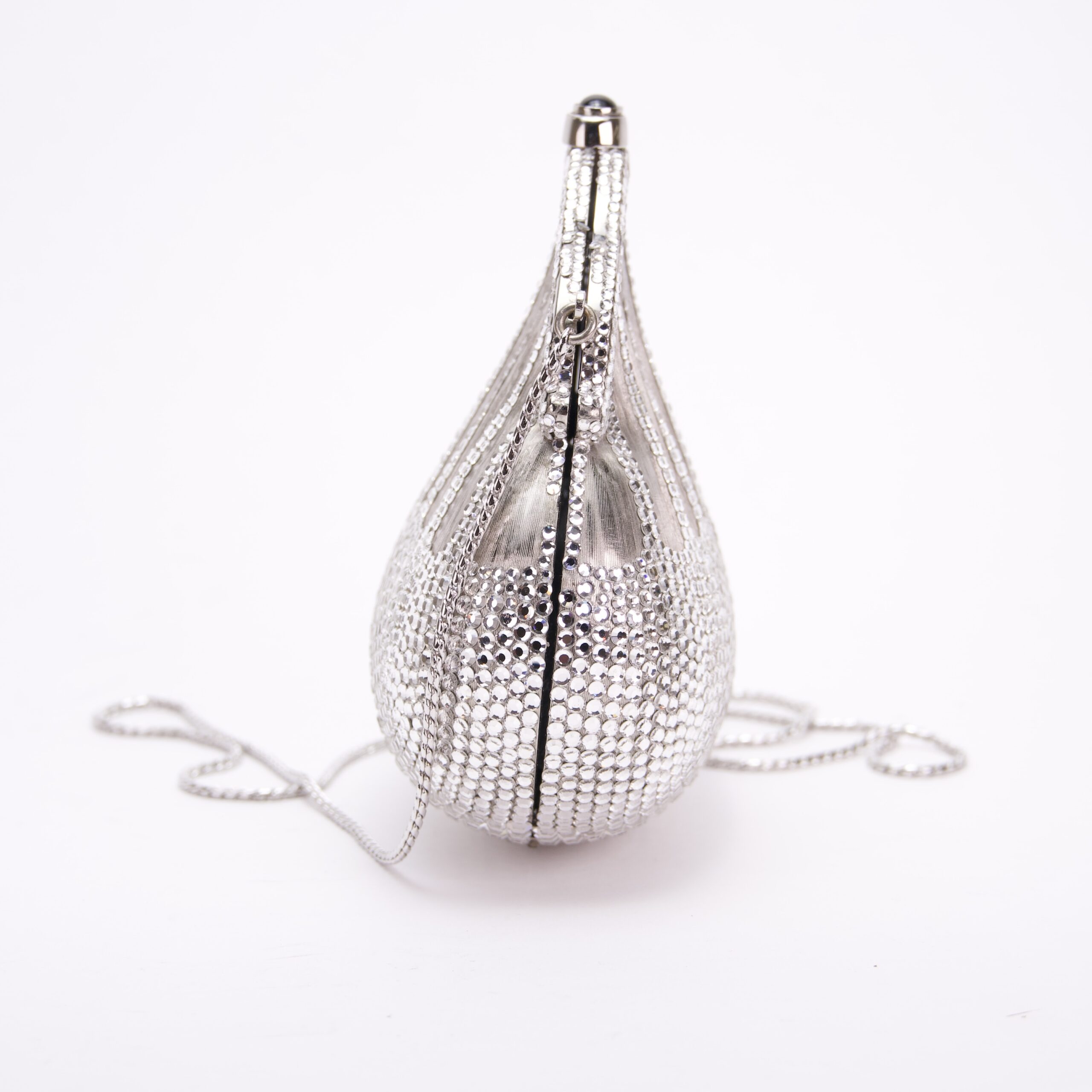 Judith Leiber Vintage Chatelaine In Silver Clutch Shoulder Bag - Image 5