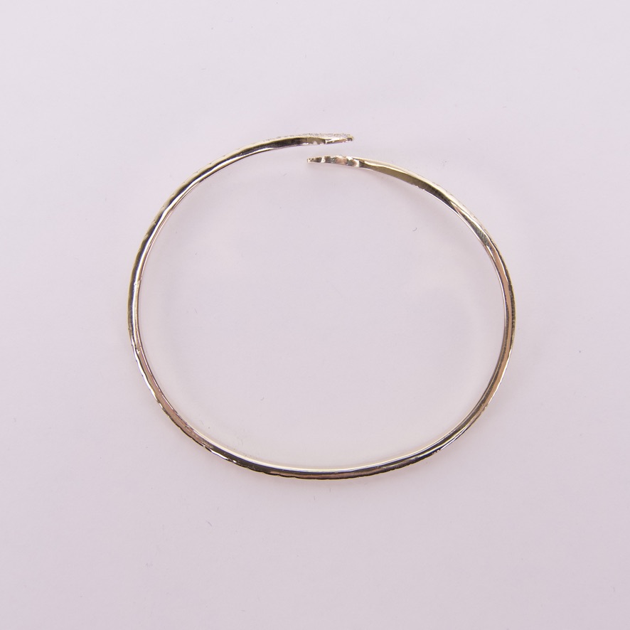 Kathy Rose Roseark 14k Yellow Gold Diamond Snake Cuff Bangle - Image 9