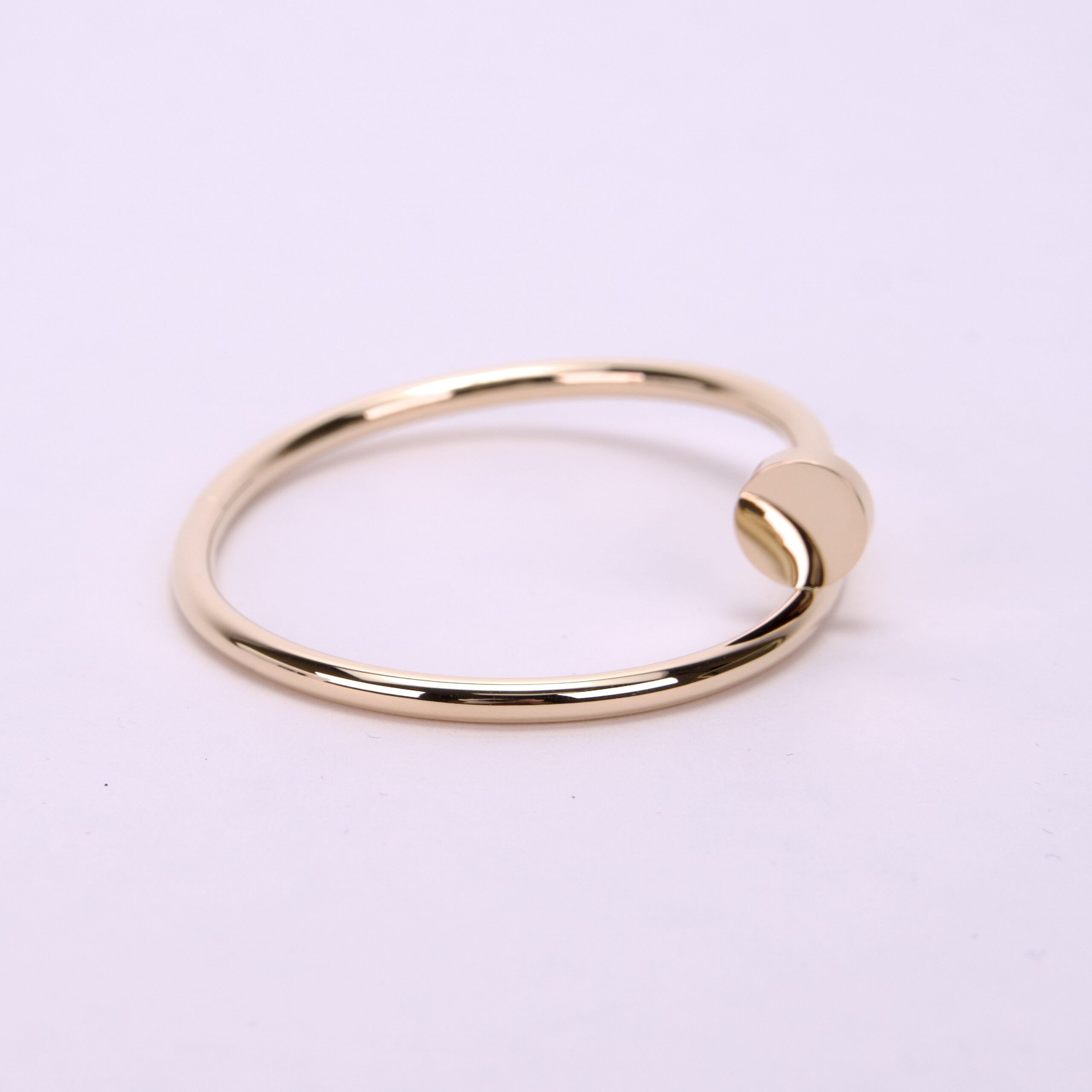 Cartier 18k Yellow Gold Juste un Clou Classic Nail Bracelet Size 17 - Image 5