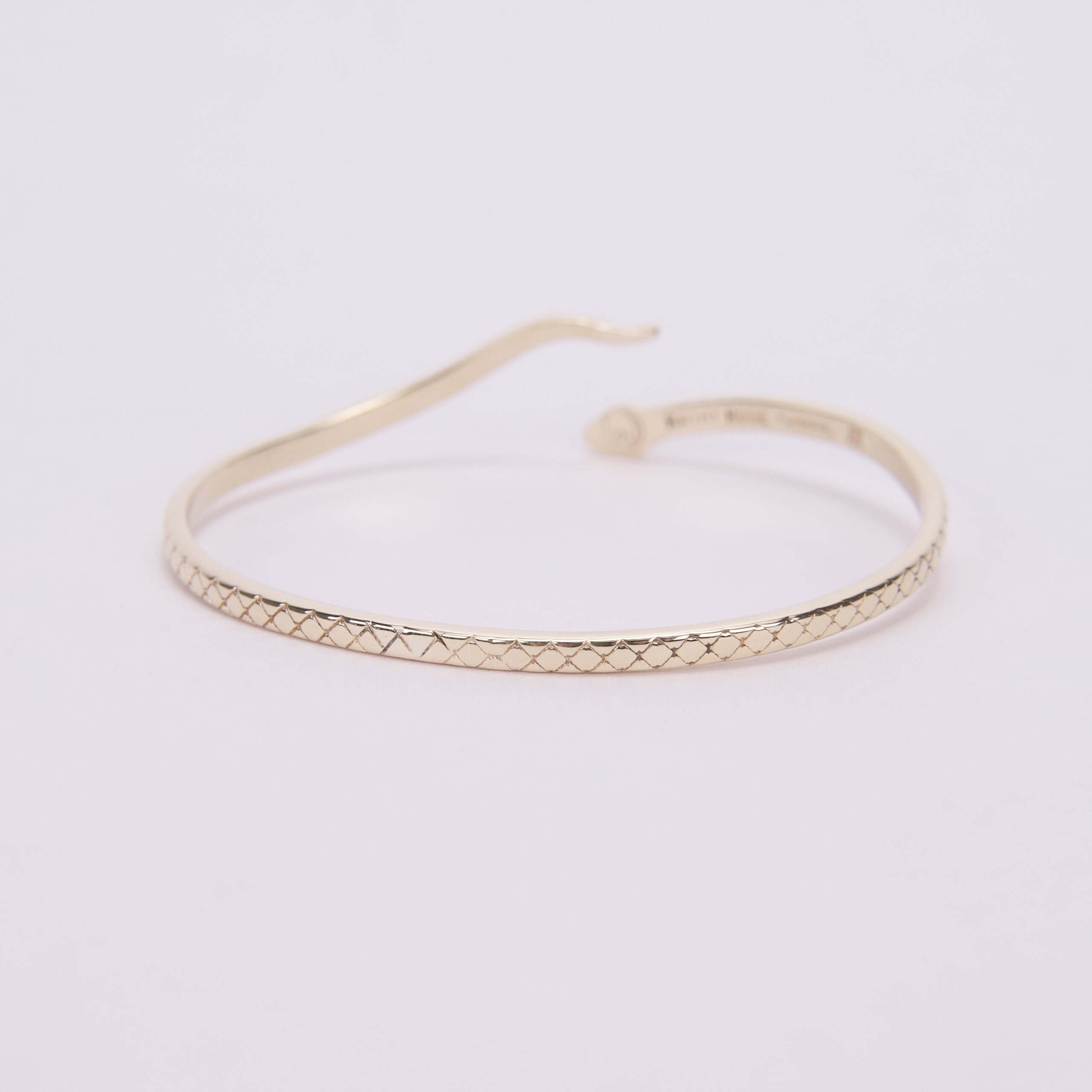 Kathy Rose Roseark 14k Yellow Gold Diamond Snake Cuff Bangle - Image 5