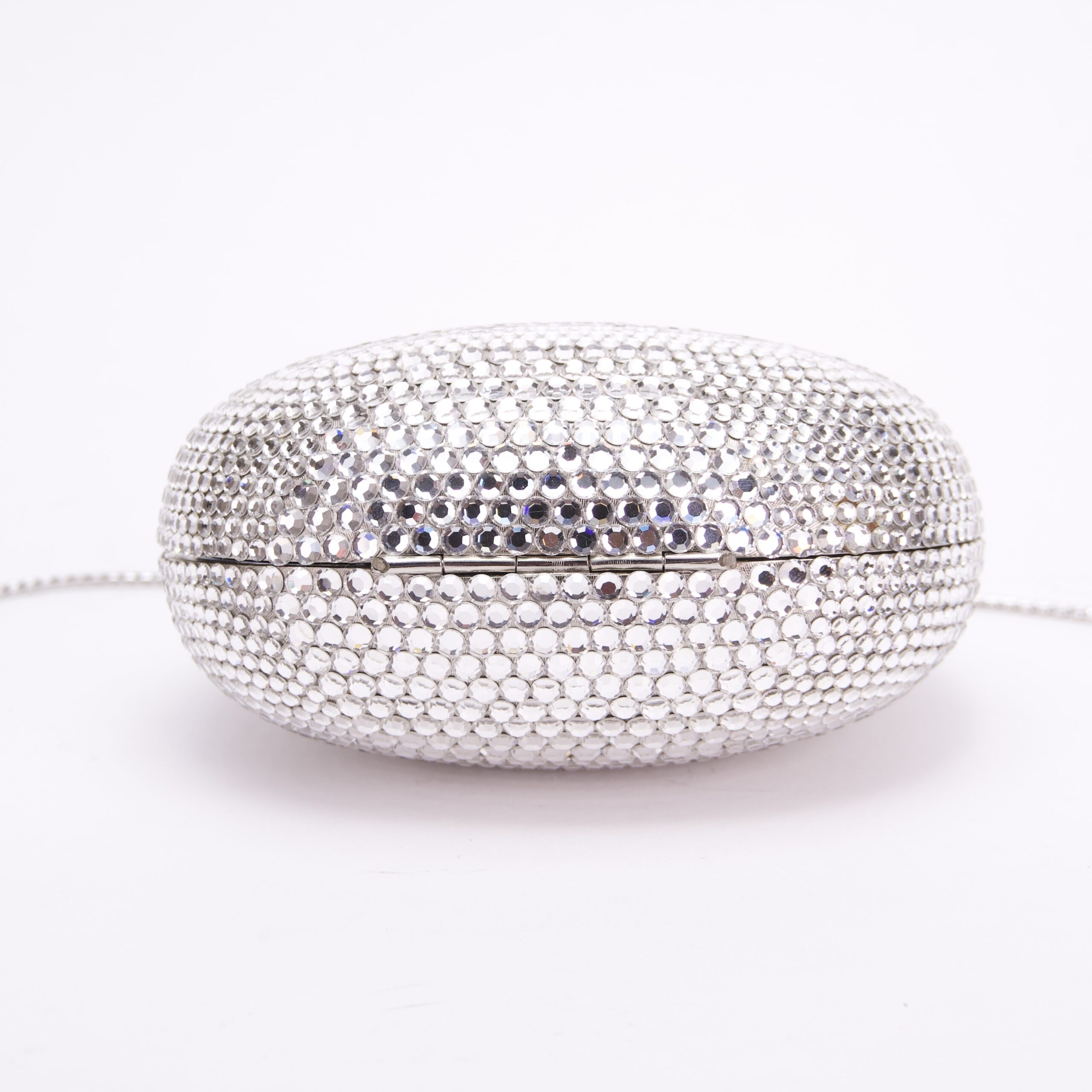 Judith Leiber Vintage Chatelaine In Silver Clutch Shoulder Bag - Image 7