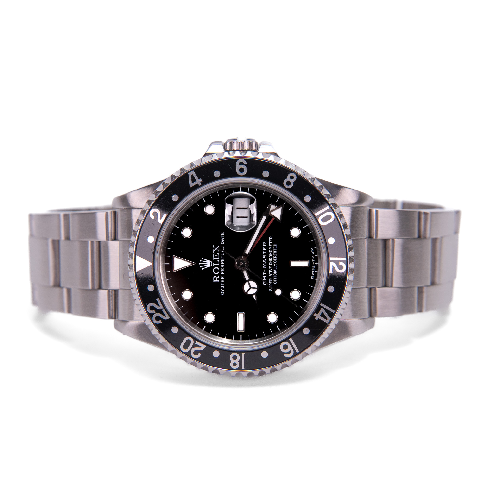 Rolex 16700 GMT Master 1990 Black Stainless Watch - Image 4