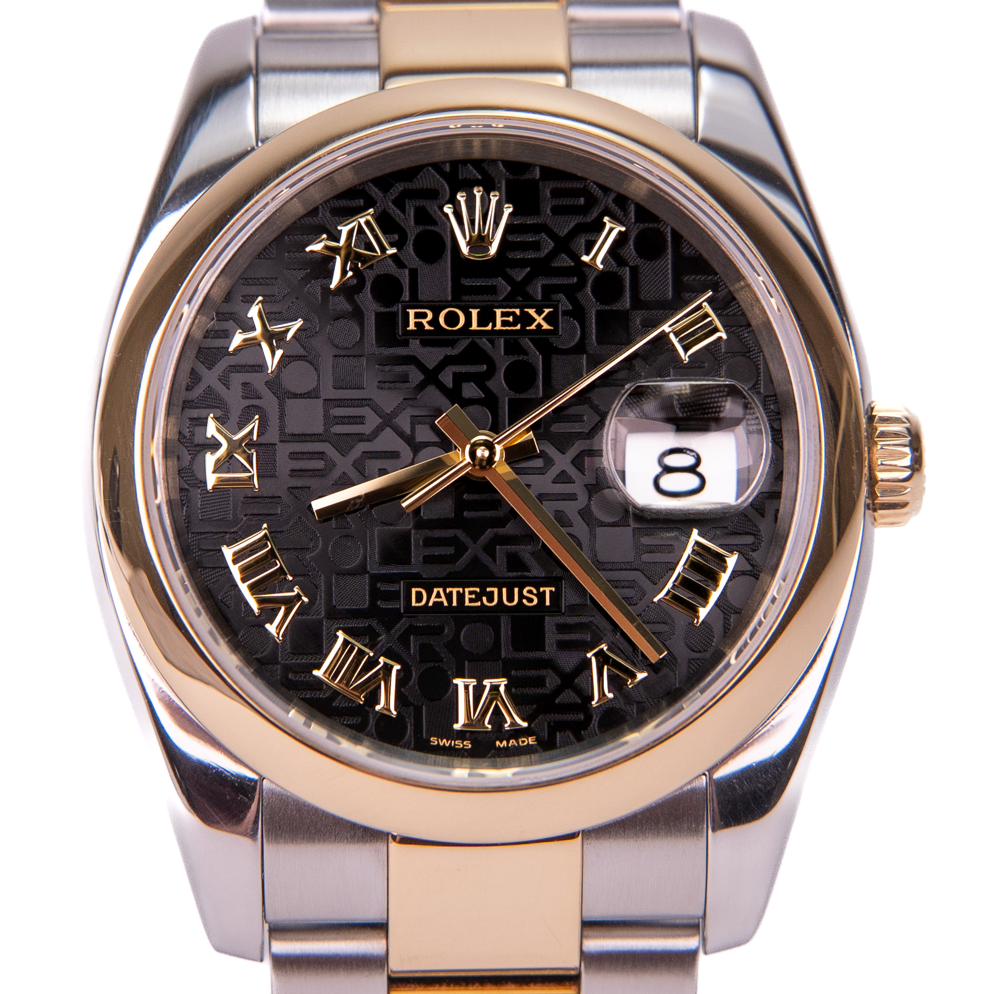 Rolex Datejust 16203 36mm Black Jubilee Dial Two Tone Oyster Bracelet Watch - Image 4