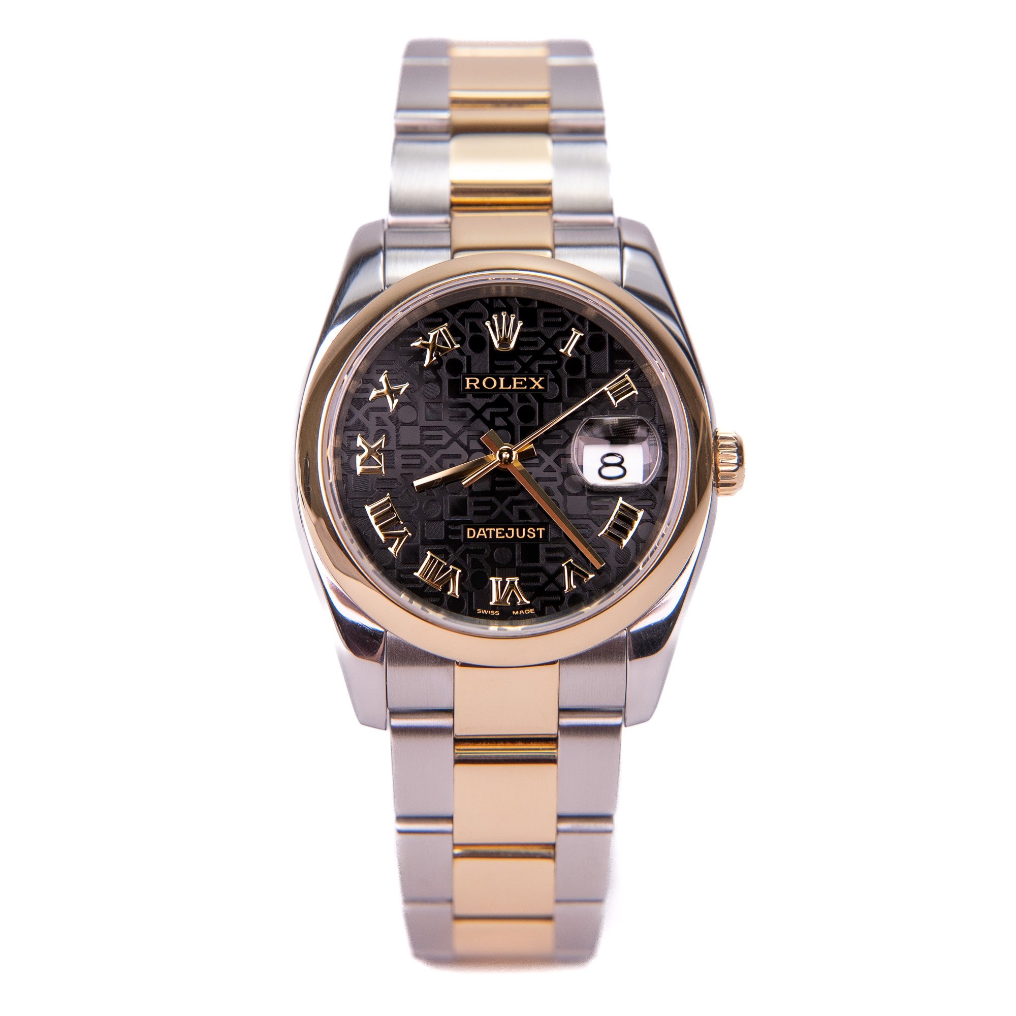 Rolex Datejust 16203 36mm Black Jubilee Dial Two Tone Oyster Bracelet Watch - Image 2