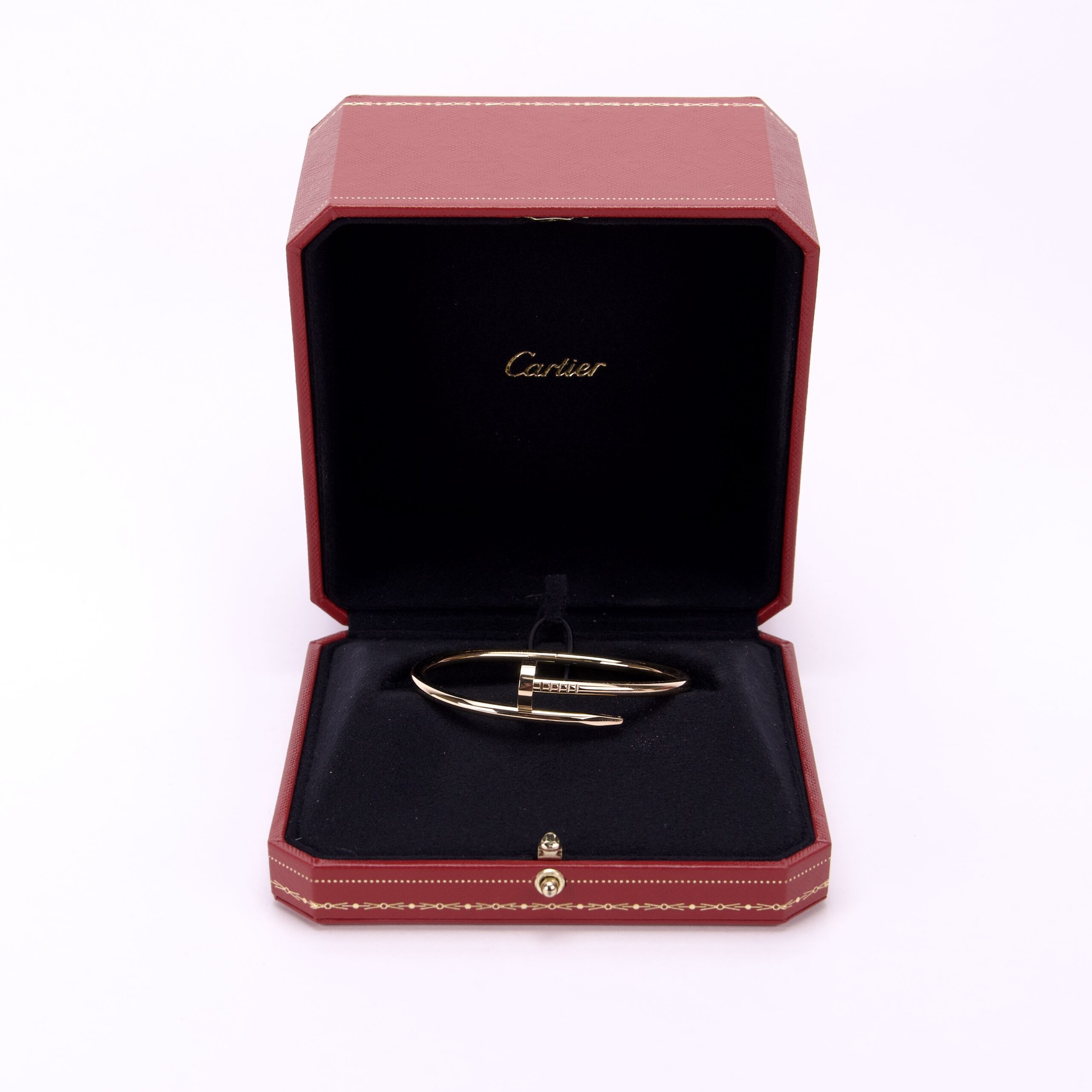 Cartier 18k Yellow Gold Juste un Clou Classic Nail Bracelet Size 17 - Image 3