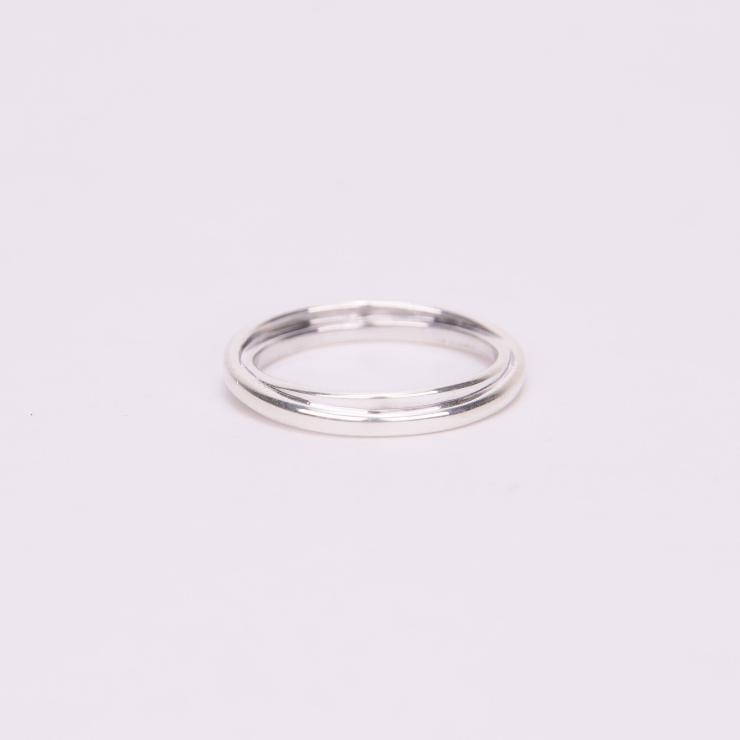 Monica Rich Kosann Silver Lining Poesy Ring in Sterling Silver 6'' - Image 2