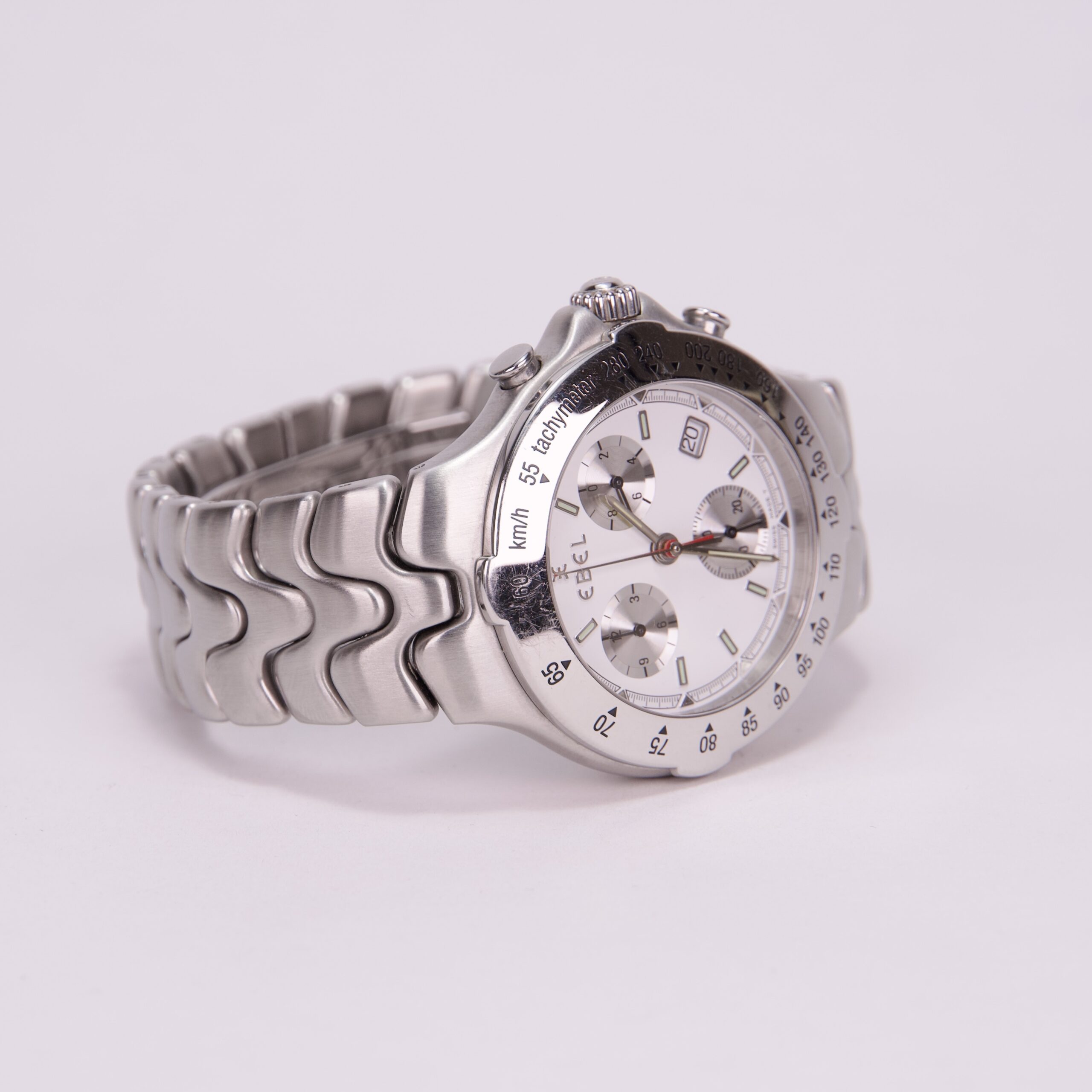 EBEL Sportwave Stainless Steel 40mm Chronograph Watch E9251641 - Image 4