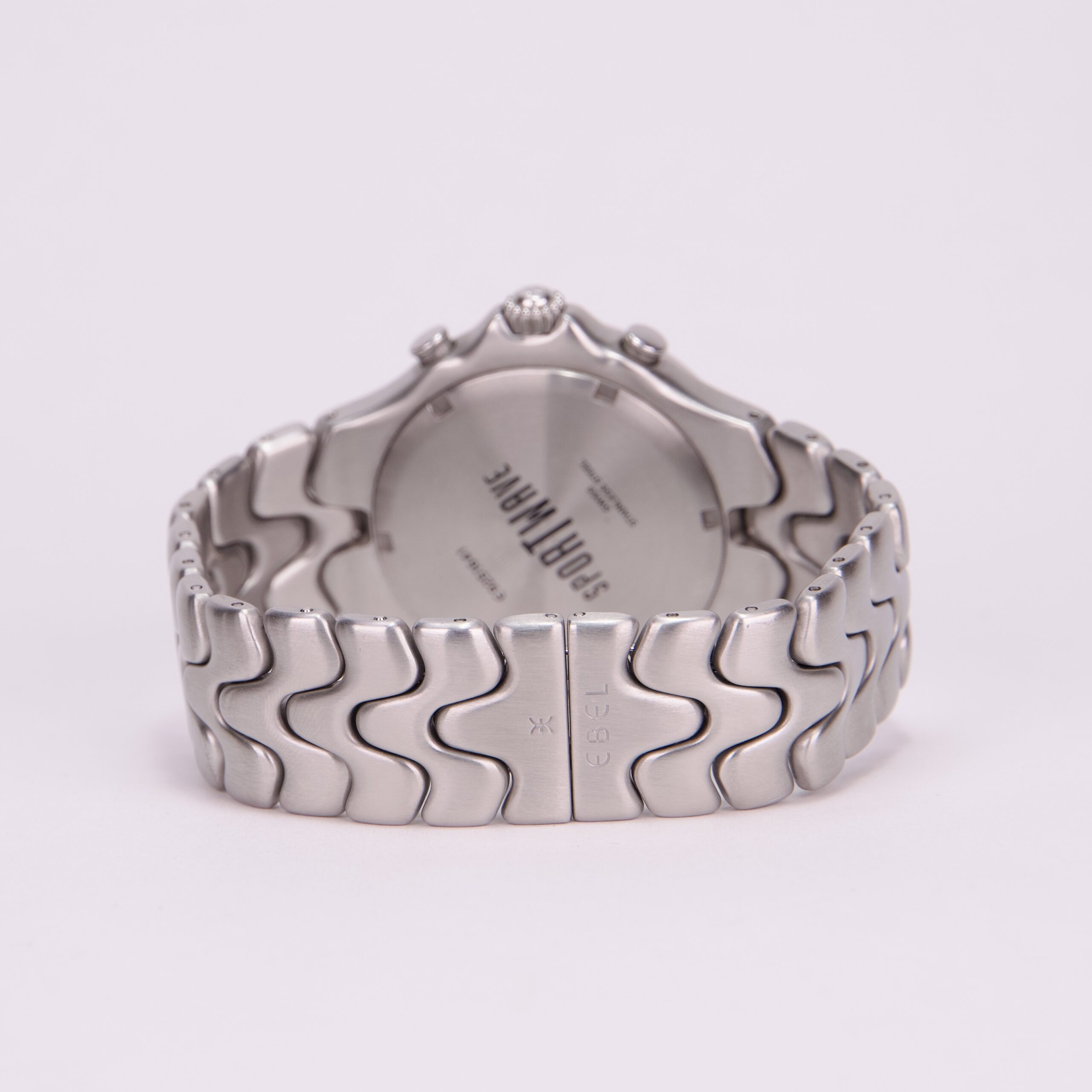 EBEL Sportwave Stainless Steel 40mm Chronograph Watch E9251641 - Image 8