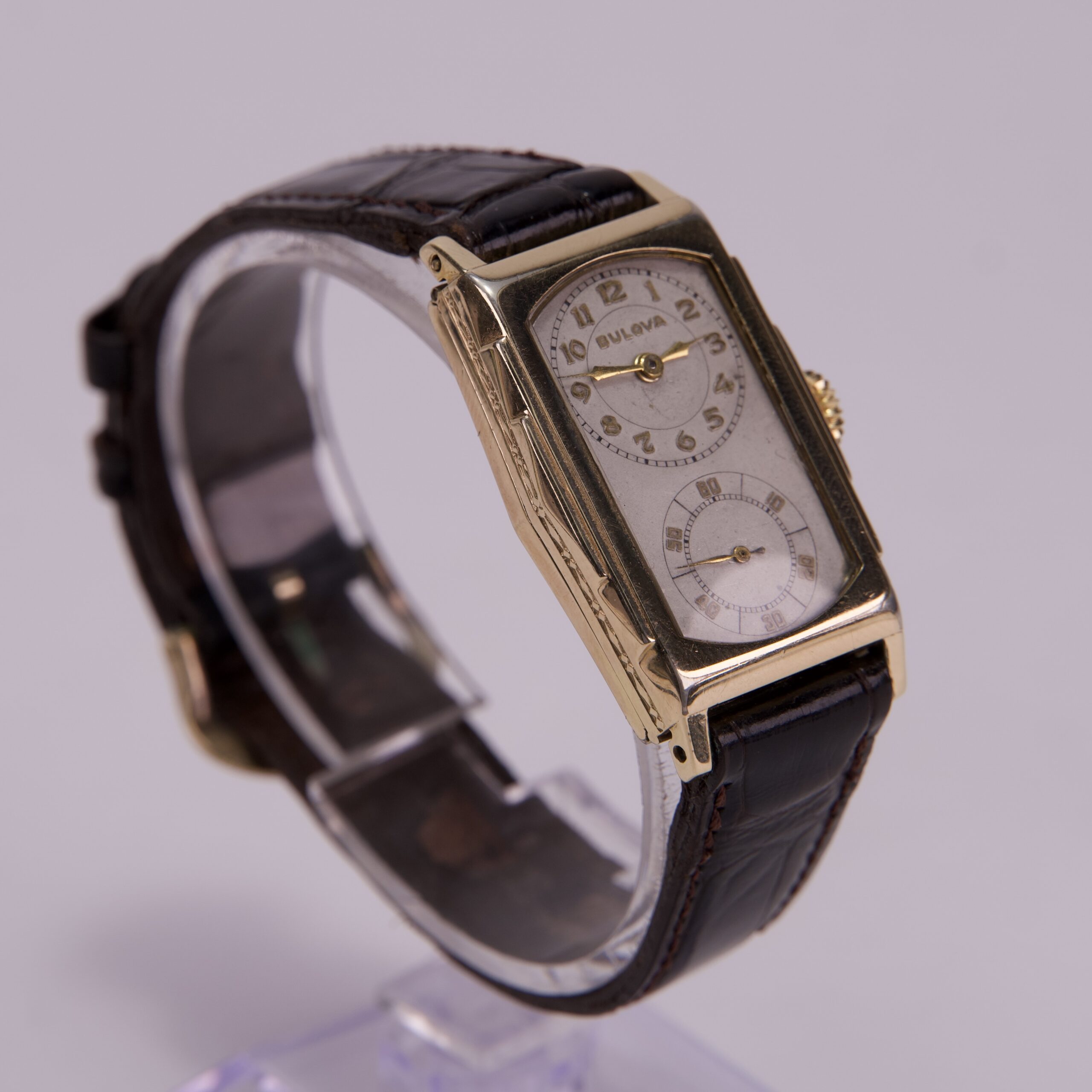 Bulova Vintage 10k Gold Filled Dui Dial Doctors Watch - Image 4