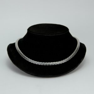 John Hardy 925 Sterling Silver 7mm Dot Necklace 18''