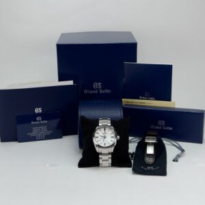 Grand Seiko watch with original packaging.