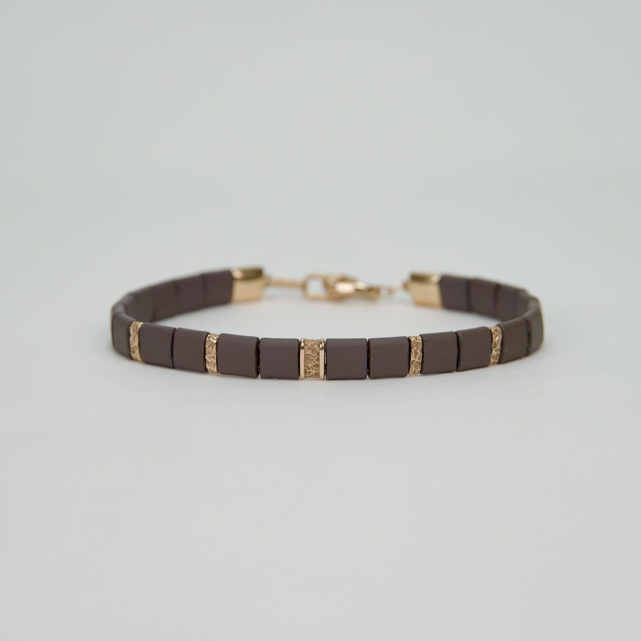 Kismet By Milka 14k Rose Gold Beads Bracelet 6.25”