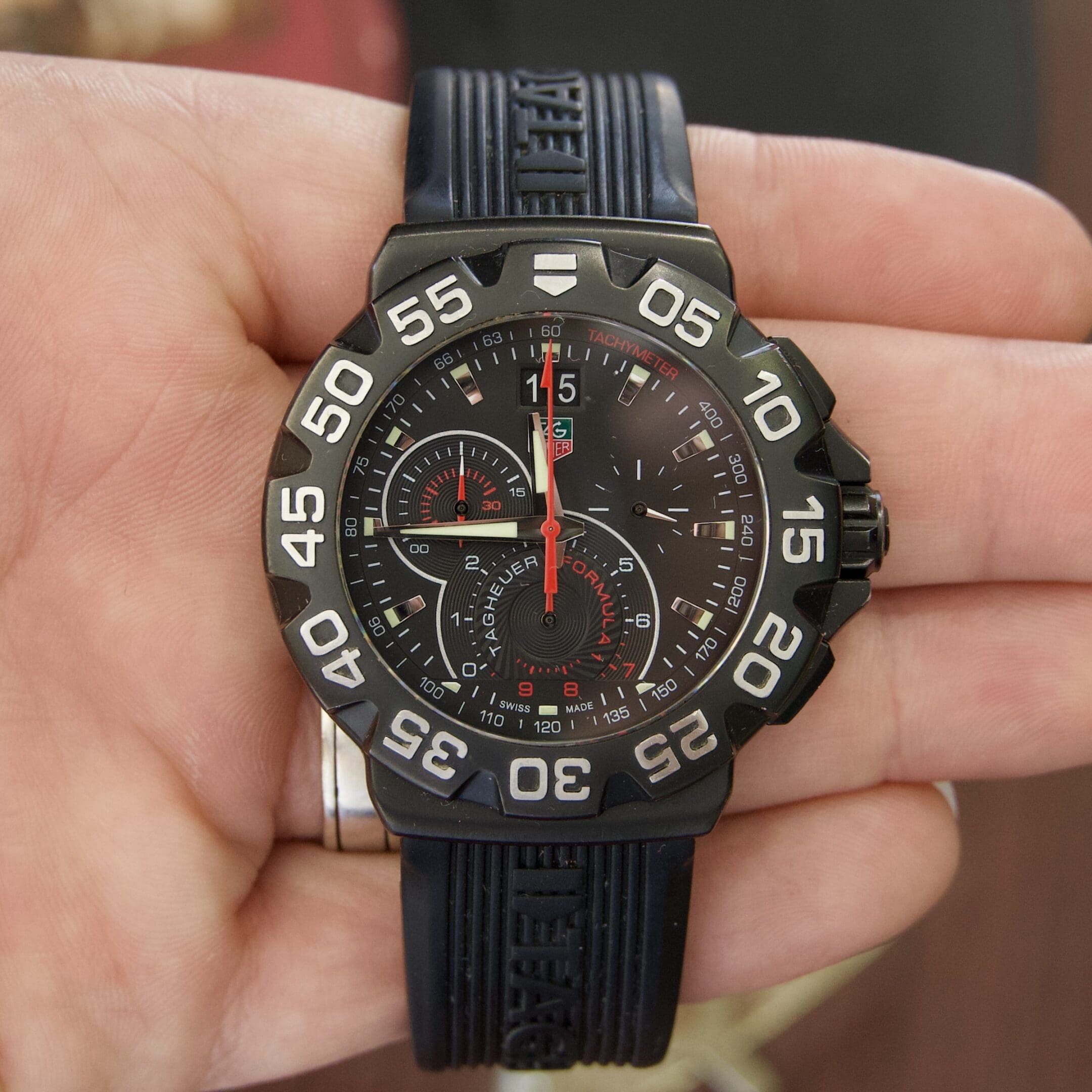 TAG Heuer Formula 1 44mm Chronograph Quartz Watch CAH1012