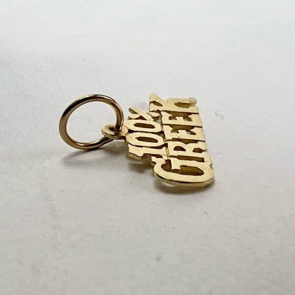 14k Yellow Gold 100% Greek Charm - Image 4