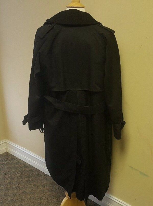 Burberry Black Trench Jacket Coat Trenchcoat - Image 4