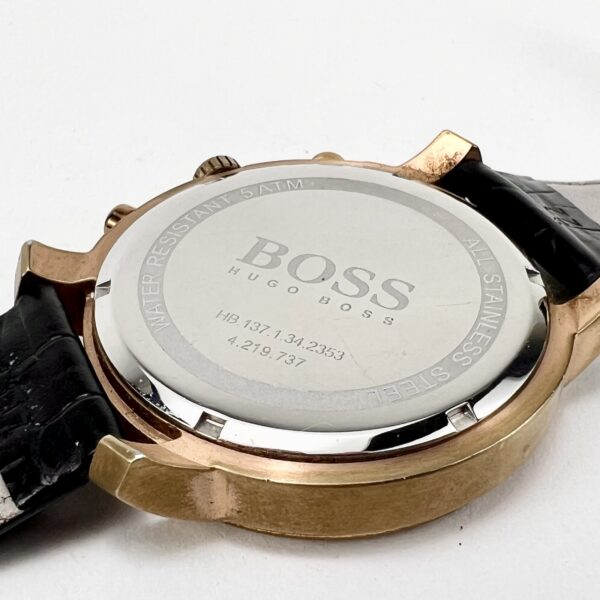 Hugo Boss Mens Rose Gold Chronograph Watch 1512643 - Image 12