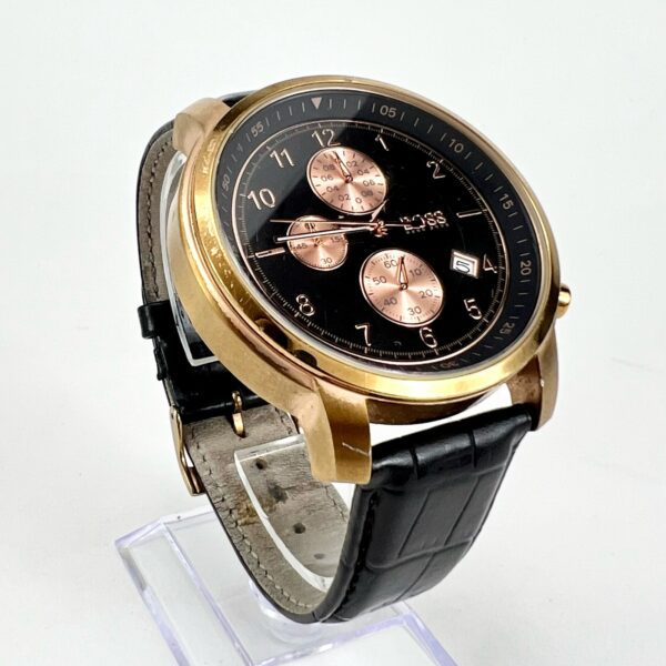 Hugo Boss Mens Rose Gold Chronograph Watch 1512643 - Image 5