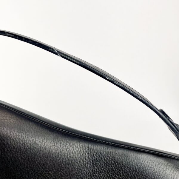 Christian Dior Black Leather Saddle Bag Entrupy Authenticated - Image 11