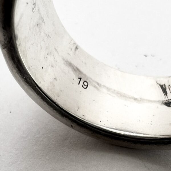 Gucci Ghost 925 Sterling Silver 9mm Band Ring 8.5'' - Image 8