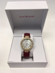 Isaac Mizrahi Crystal Bezel IMO16A Ladies Quartz Watch 361 PC21