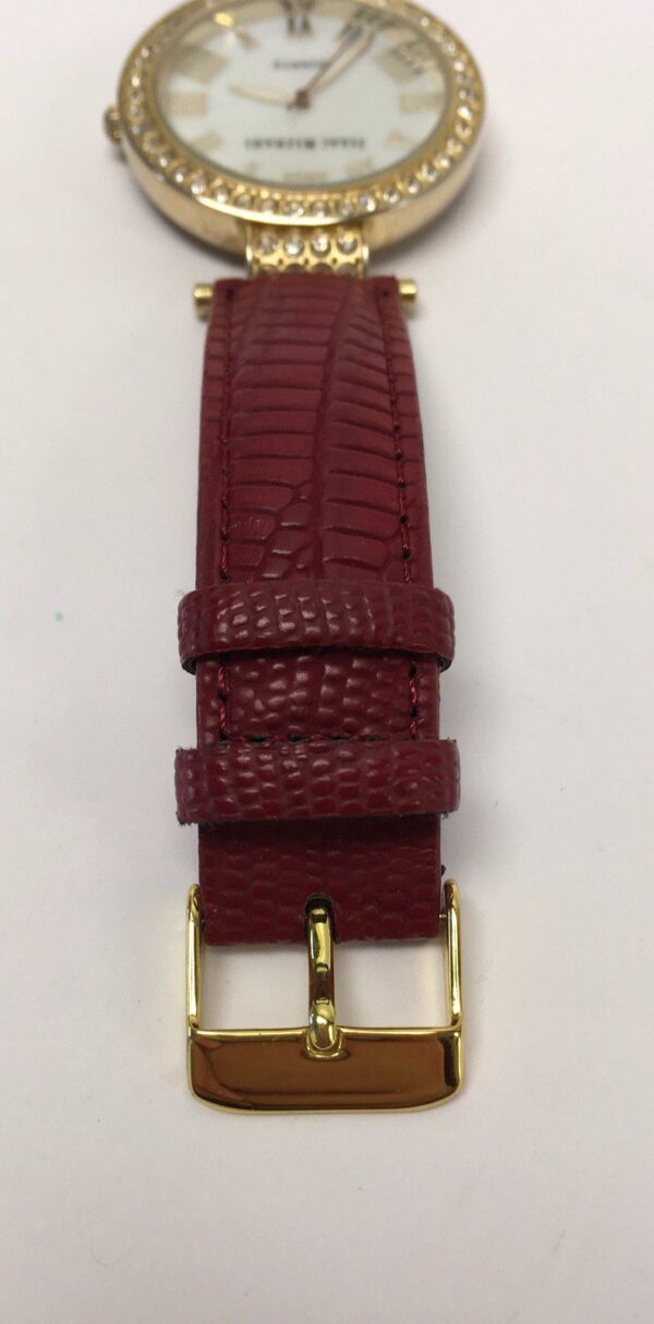 Isaac Mizrahi Crystal Bezel IMO16A Ladies Quartz Watch 361 PC21 - Image 8