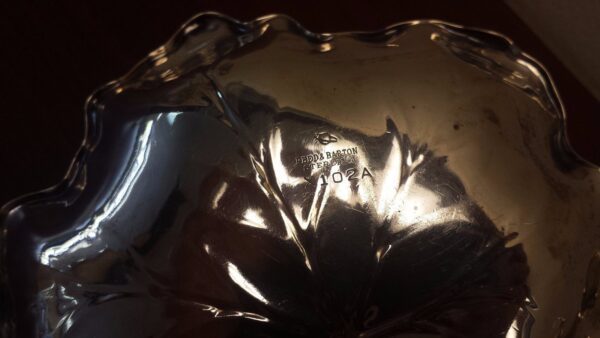 Reed & Barton Sterling Silver Double Leaf Sectional Serving Dish - Image 6