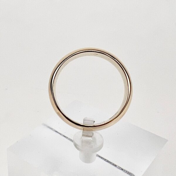 Tiffany & Co 14k 585 Yellow Gold 7mm Dome Wedding Band Ring 9.25 - Image 3
