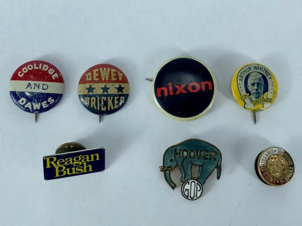 Dewey Bricker Vintage Political Presidential Campaign Pin - Image 3