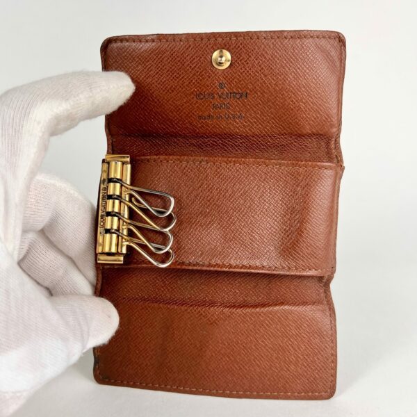 Louis Vuitton Monogram 4 Key Holder SD0093 - Image 10
