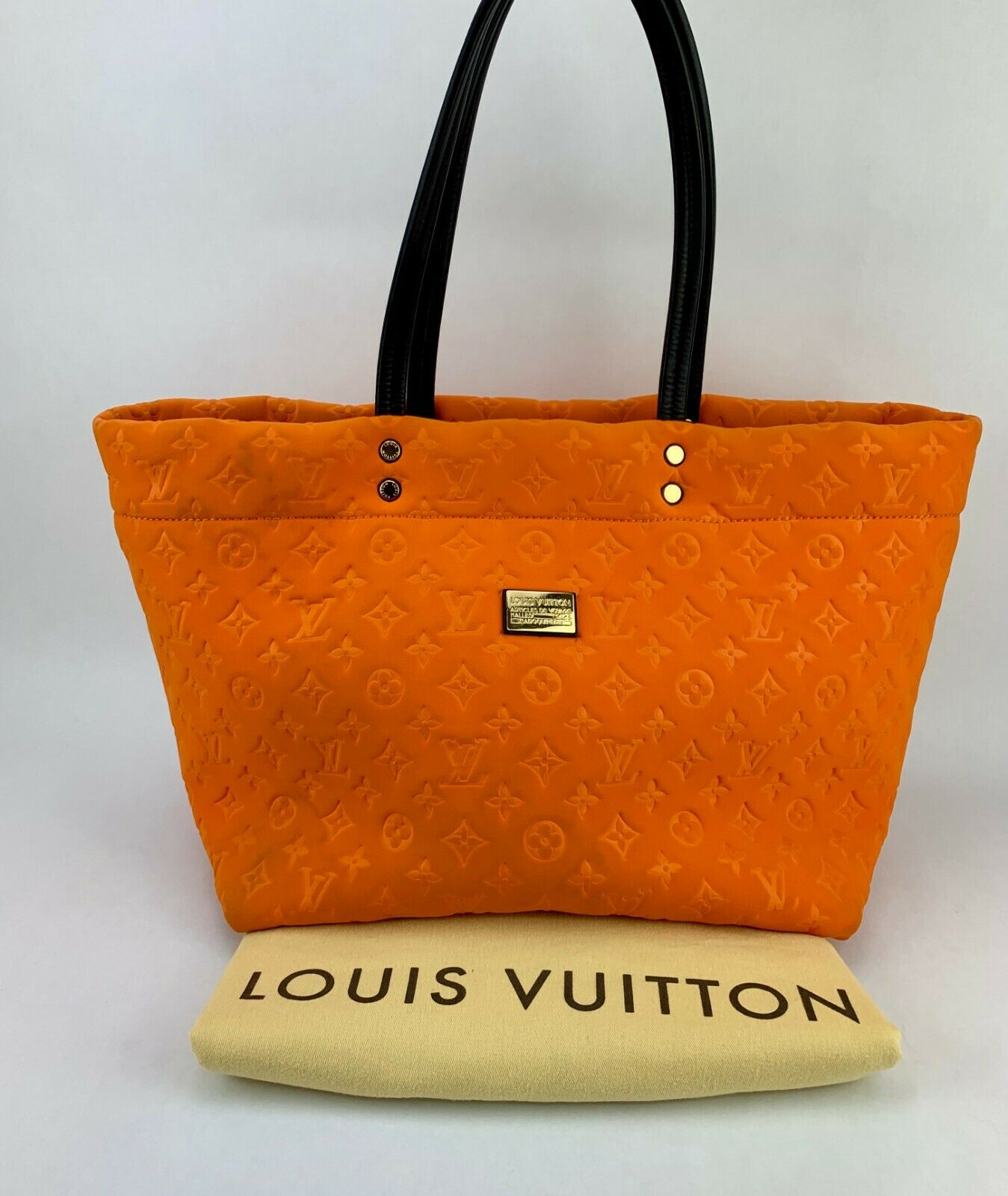 Louis Vuitton Scuba Tote Monogram Embossed Neoprene MM at 1stDibs