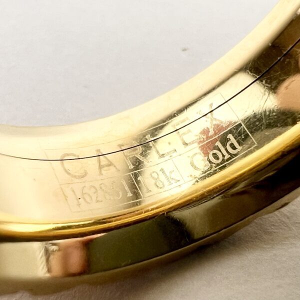 Carlex 18k Multi-Tone Gold Jubilee Wide 8.5mm Men's Band Ring 9.5'' - Image 8