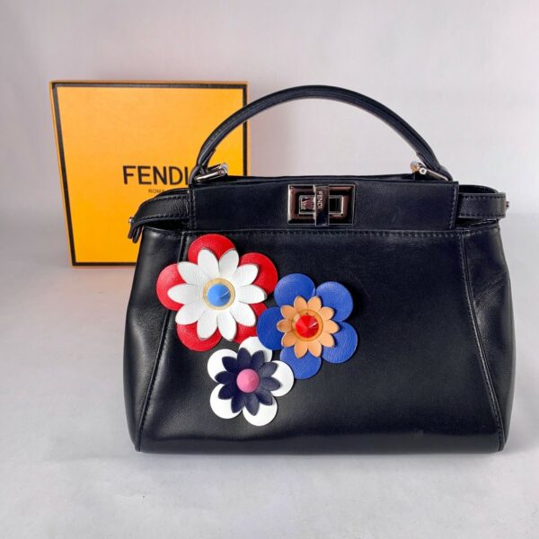 Fendi Flower Peekaboo Bag Entropy Authenticated
