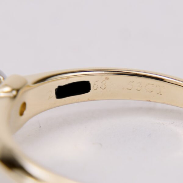 Tiffany & Co 18k Platinum .53ct G/VS1 Diamond Engagement Ring - Image 11