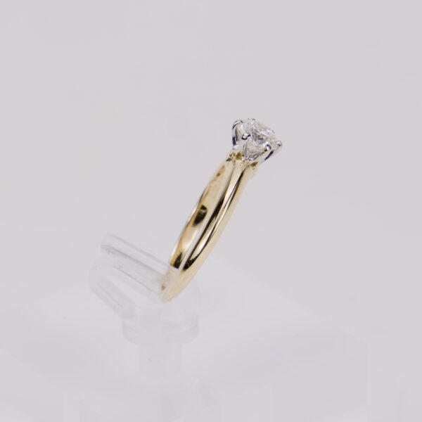 Tiffany & Co 18k Platinum .53ct G/VS1 Diamond Engagement Ring - Image 5